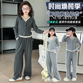 2024春装 新款 休闲运动装 女童套装 女大童春秋时髦洋气韩版 两件套潮
