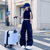 儿童背心夏季 纯色t恤女宝打底衫 中大童纯棉吊带上衣韩版 女童无袖