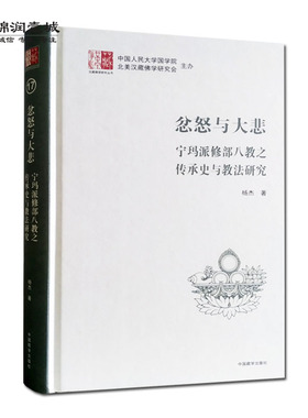 忿怒与大悲宁玛派修部八教之传承史与教法研究 汉藏佛学研究丛书 杨杰著 中国藏学出版社
