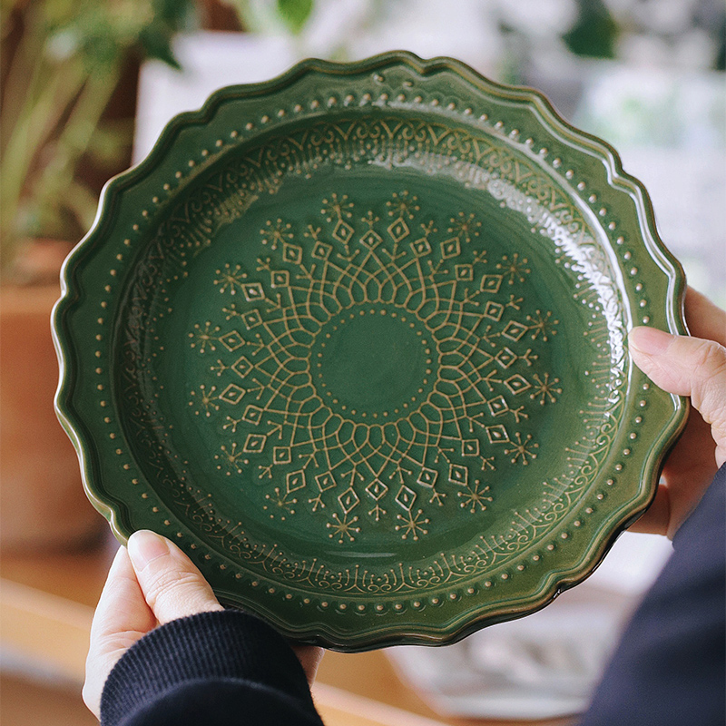 泽滕家盘子西餐甜品点心碟