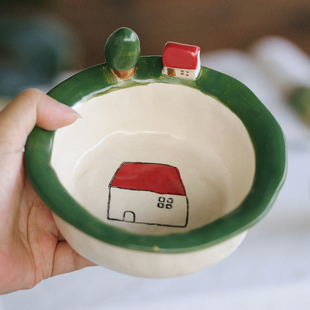 泽滕家酸奶碗早餐具沙拉水果燕麦片谷物轻食减脂卡通可爱有趣小众