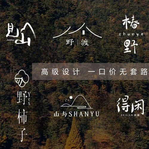 原创字体logo手写字书法设计品牌头像水印摄影花店婚礼简约签名