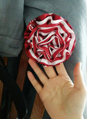 新款中国铁路丝巾制服乘务员专用胸花中铁职业服装两用胸花领花