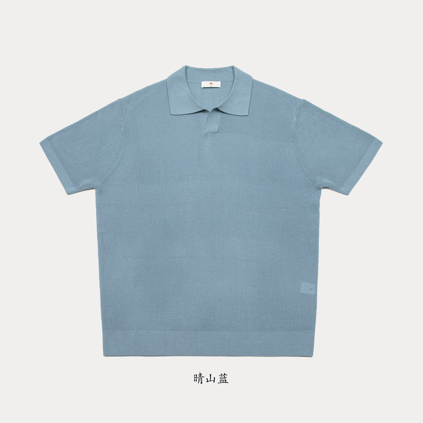 小金象真丝85%山羊绒15%高捻男春夏轻薄双元宝宽松休闲短袖Polo衫