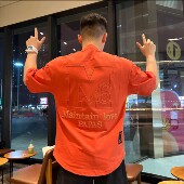 2026夏季 宽松百搭休闲T恤 简约高端时尚 潮牌字母刺绣圆领短袖 男士