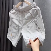 潮牌美式 工装 速干短裤 夏季 男痞帅气质户外沙滩透气休闲运动五分裤