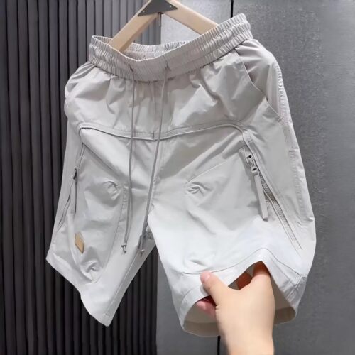 夏季潮牌美式痞帅工装速干短裤男