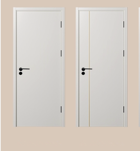 木门简约卧室免漆门轻奢室内门房间门卧室套装 定制 烤漆门家用工装