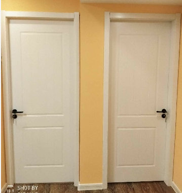 木门实木复合室内卧室烤漆套装免漆门简易书房间门厨房门套原木色