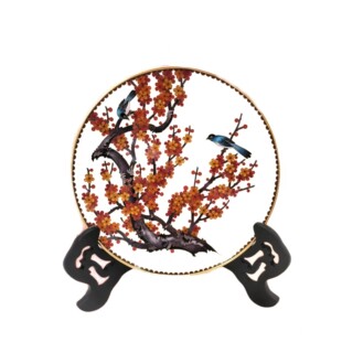 北京市珐琅厂 直播第一百零八期 9英寸圆盘(喜上眉梢)