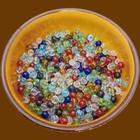 6 мм смешанный цвет, фунт около 1550 штук