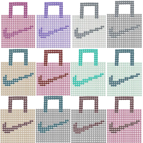 Акриловые бусины Винтажный треугольник мешок из бисера 10 мм сплошные бусины для акриловых бусин - фунт