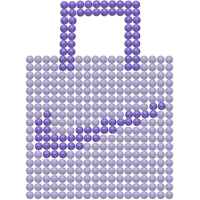 Фиолетовый глубокий фиолетовый+светлый фиолетовый