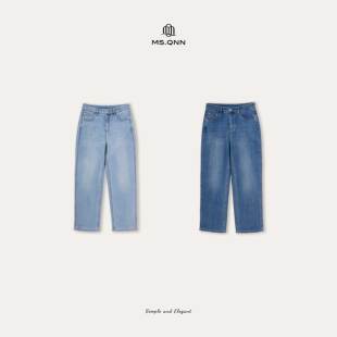 西班牙工艺洗水四面弹法棍牛仔裤 瑜伽牛仔 53P898 经典 Q姐