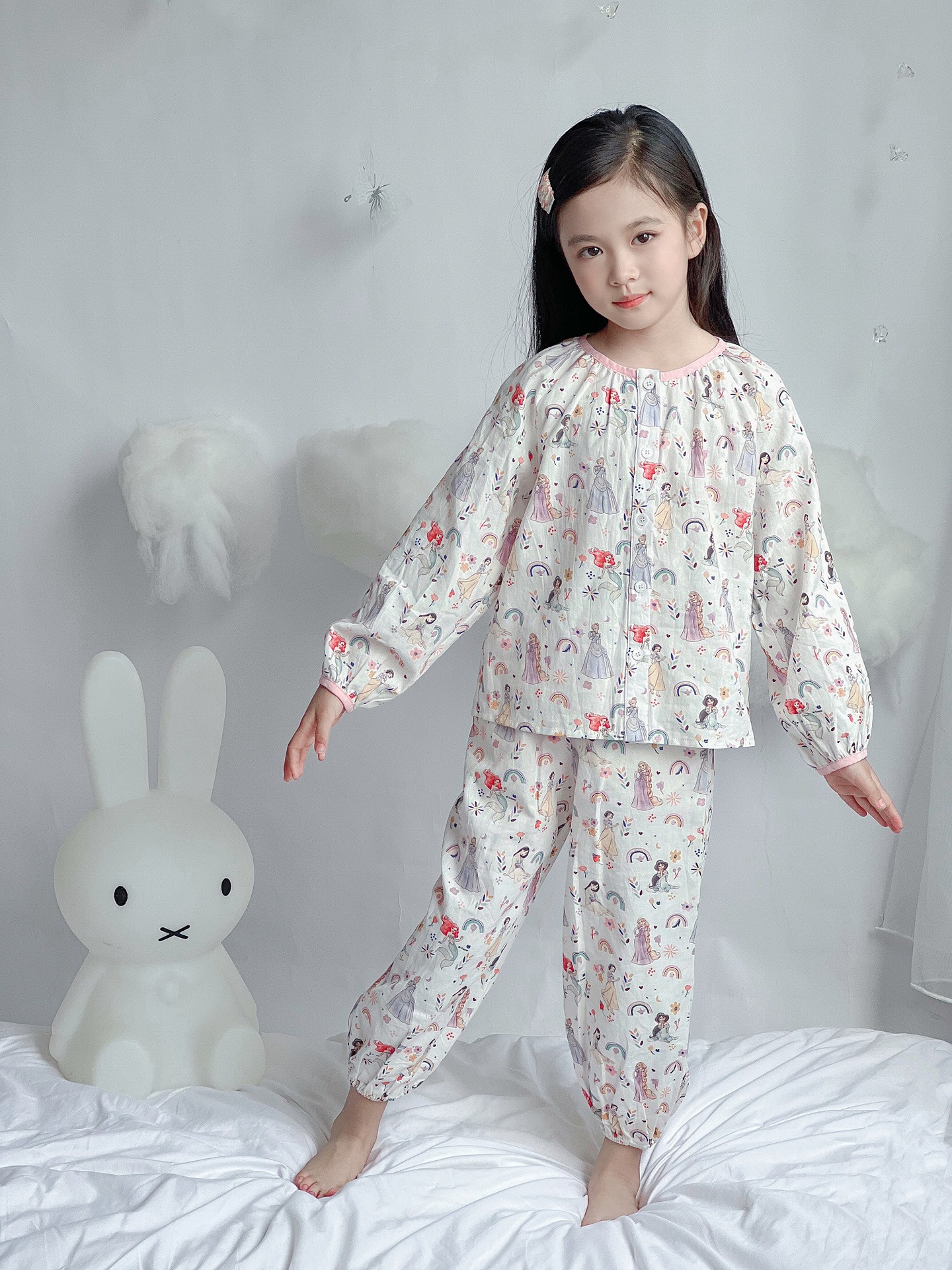 清仓儿童美人鱼公主睡衣套装春秋2025新款女童长袖卡通纯棉家居服,童装/婴儿装/亲子装,家居服套装,淘宝优惠券,粉丝福利购,淘宝优惠卷