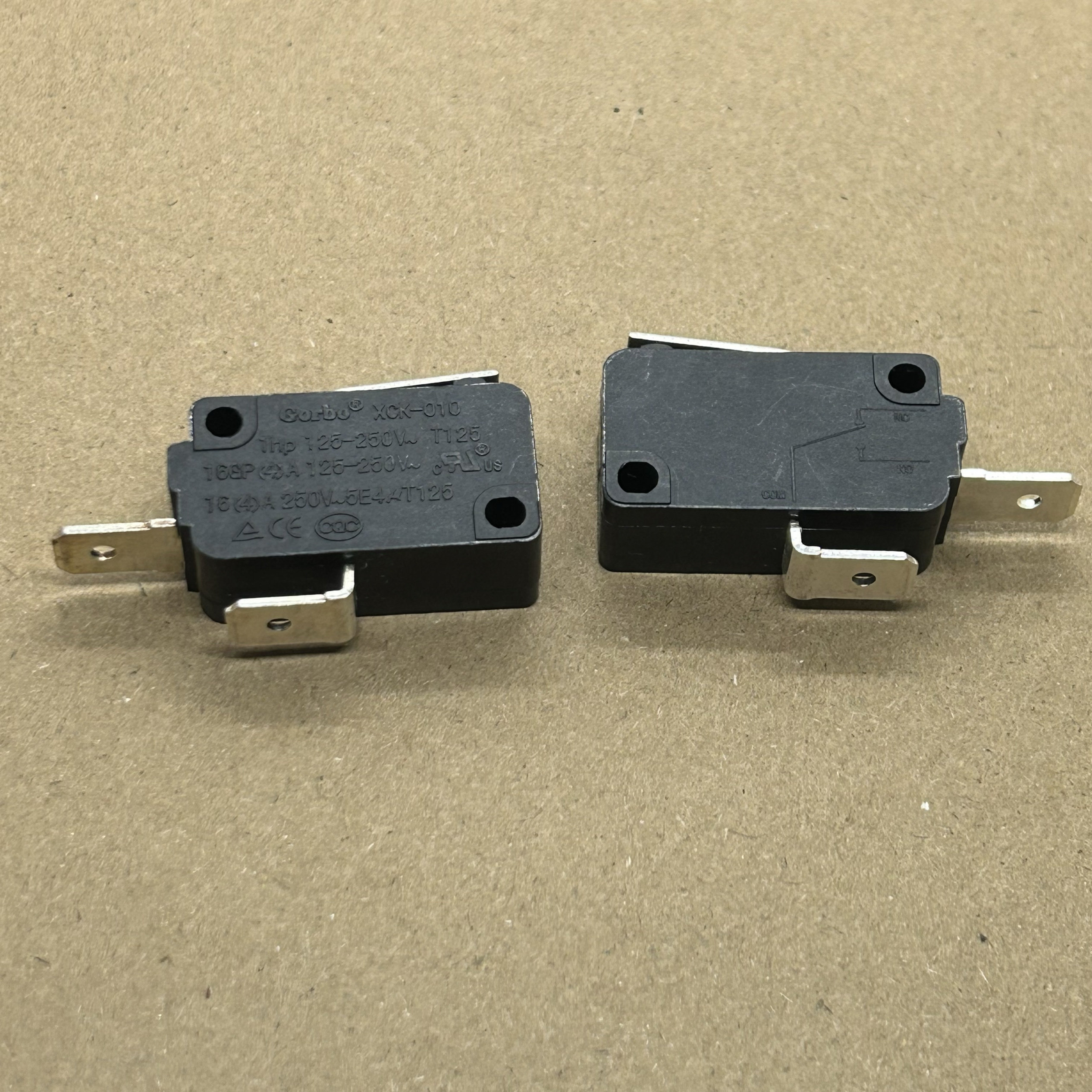 XCK-010电饭锅开关/电饭煲微动开关/微波炉门开关/大功率16A 两脚