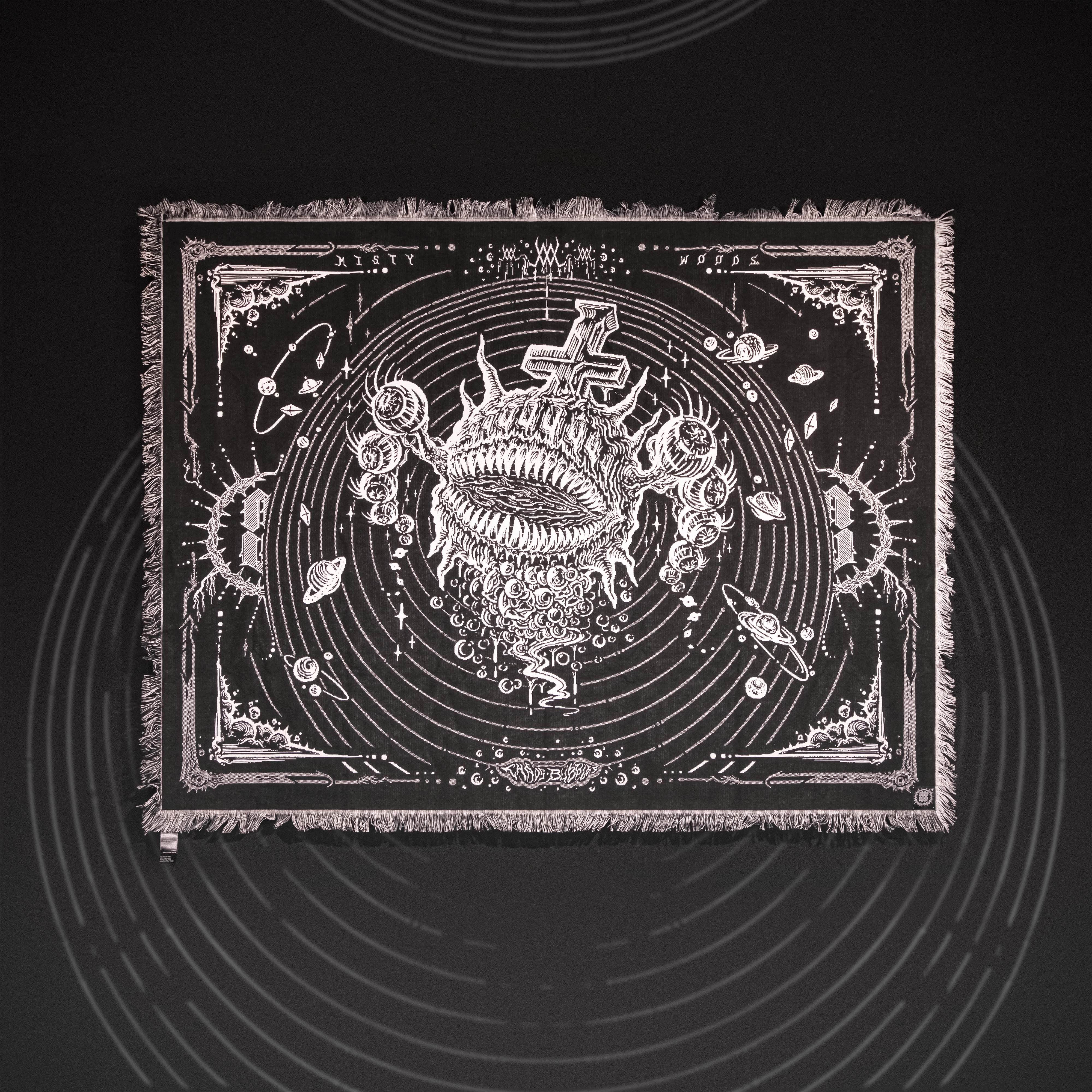 MISTYWOODS暗黑哥特针织线毯