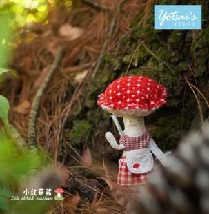 ob11玩偶 小红菇酱全套套装 材料包 原创纸样视频教程 店 油菜