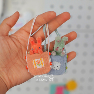 带小兔崽子出门材料包 原创纸样视频教程 DIY|油菜菜的店原创