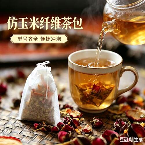 抽线泡茶袋调料煲汤袋仿玉米纤维
