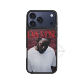 Kendrick Lamar原创DAMN.适用于苹果17防摔15全包12pro雾感磨砂13高级感保护套13软壳16promax手机壳