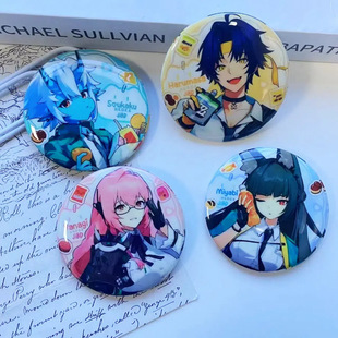 绝区零对空六课联动吧唧星见雅浅羽悠真月城柳苍角徽章马口铁