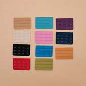 三排五扣 三扣延长扣 四扣排扣 黑色肤色红色 文胸内衣加长扣