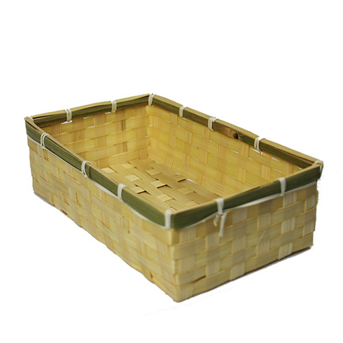 长方形竹筐收纳筐竹制馒头筐篮子