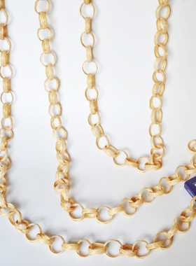 竹环链条 DIY材料包竹编制品装饰吊饰挂件幼儿园环创竹帘圈手工艺