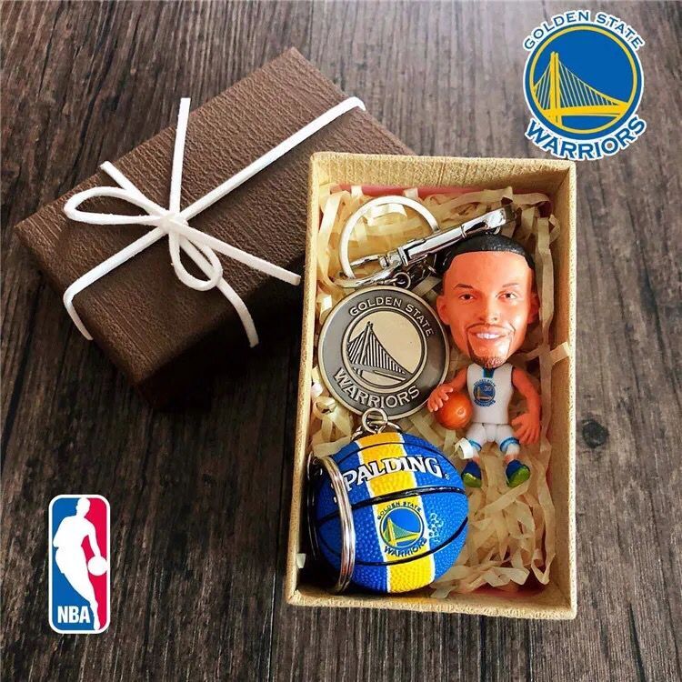 NBA钥匙扣球星公仔挂件哈登库里詹姆斯男士汽车钥匙链创意礼品10-17新券