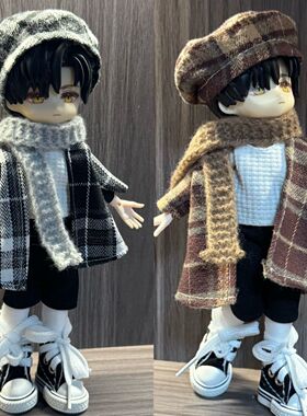 阿巳3出逃体娃娃套装ob11娃衣bjd12换装YMY16-17厘米衣服原创设计