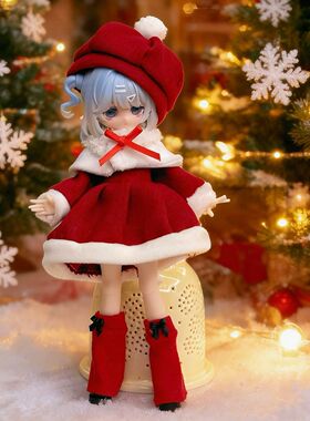 新年服8分bjd12分ob11娃衣11-17厘米阿巳体可动娃娃衣服爆款礼物