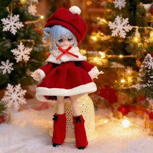 新年服8分bjd12分ob11娃衣11-17厘米阿巳体可动娃娃衣服爆款礼物