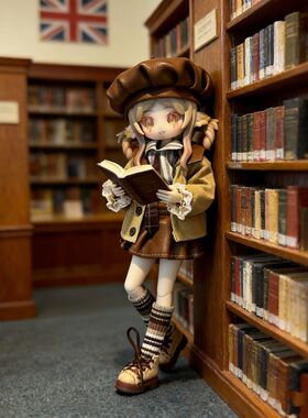 现货学院风8分12分ob11娃衣11-17厘米阿巳体bjd超萌邦倪兔ymy衣服