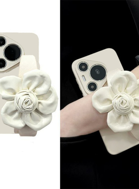 Redmi适用小米15手机壳turbo4赵露思同款Civi3腕带K50K60K70K80至尊版Ultra红米Note14 12 13R白色14C挂绳10A