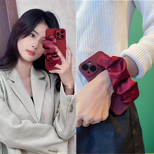 X70i适用华为Mate70手机壳P60P50荣耀400白鹿同款200松紧腕带Nova13 12 11 10 9女Magic7 6 5畅享80X50畅玩40