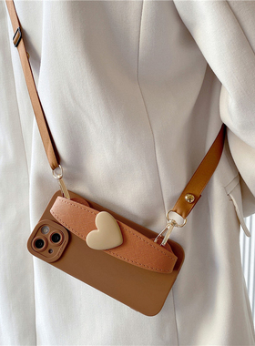 15C适用小米17手机壳Turbo4爱心Note15 14 13 12红米K80手腕带K50K60K70 Pro至尊版13C斜挎背14C带挂绳K40K30