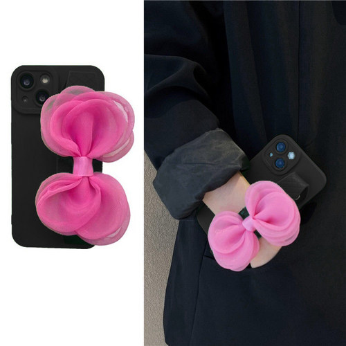 OnePlus适用一加13T手机壳15蝴蝶结手腕带Ace6 Ace5至尊版Ace3 Ace2 Pro女款3V竟速版11撞色12全包9R黑粉色8T