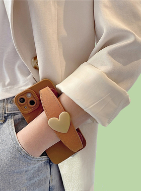 OnePlus一加15手机壳Ace6小爱心腕带Ace5竟速版Ace3 Ace2Pro斜跨背带挂绳Ace3V 2V斜挎13 12女9R棕色8T适用11