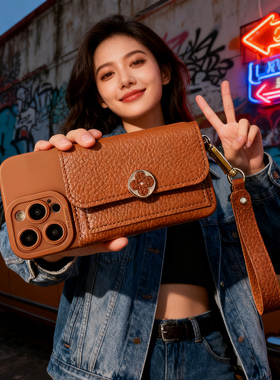 适用小米17手机壳15C红米Note 15 14 13R 12C手提卡包K80K70K60K50至尊版turbo4 Pro零钱包9A K30K40Pro皮10A