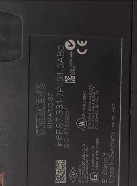 SIMATIC S7-300西门子SIEMENS扩展模块 6ES7331-7PF01-0AB0