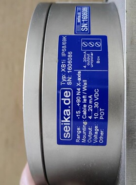 Seika 角度传感器 XB1i  -15…+90 N4 X-axis AE Sensor 倾角计