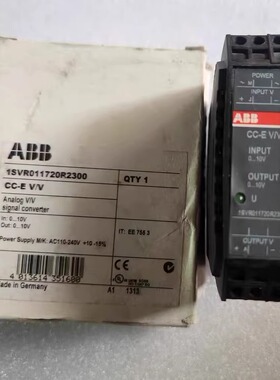 ABB模拟信号转换器 CC-E V/V 1SVR011720R2300
