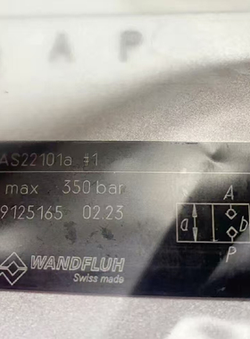 WANDFLUH万福乐电磁阀 AS22101a-G24