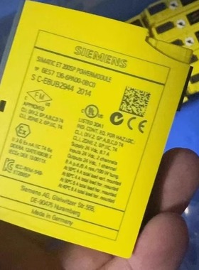 SIMATIC西门子ET200SPDP故障安全电源模块 6ES7 136-6PA00-0BC0