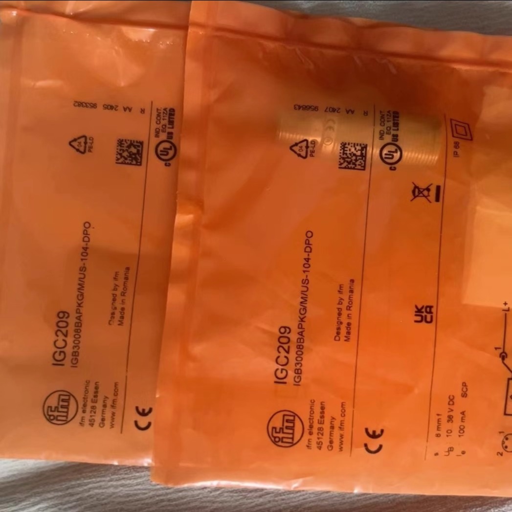IFM易福门IGC209接近开关 IGB3008BAPKG/M/US-104-DPO