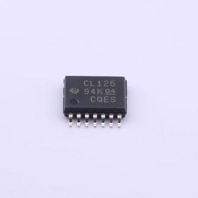 SN74CBTLV3125PWR 模拟开关/多路复用器 低电压四路FET总线开关 T