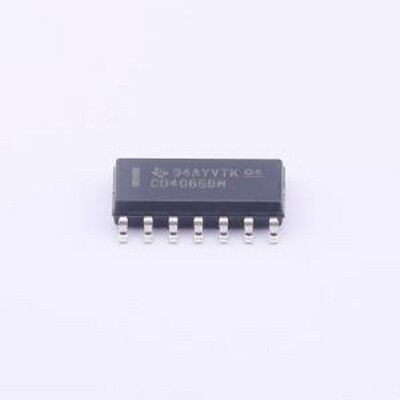 CD4066BM96 模拟开关/多路复用器 CD4066B CMOS四通道双向开关 SO