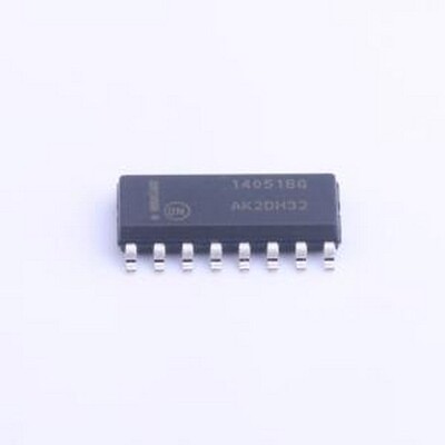 MC14051BDR2G 模拟开关/多路复用器 MC14051B 8通道模拟多路复用