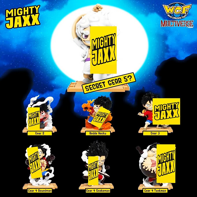 正版mighty jaxx海贼王第六弹路飞半解剖系列潮玩盲盒手办6代礼物